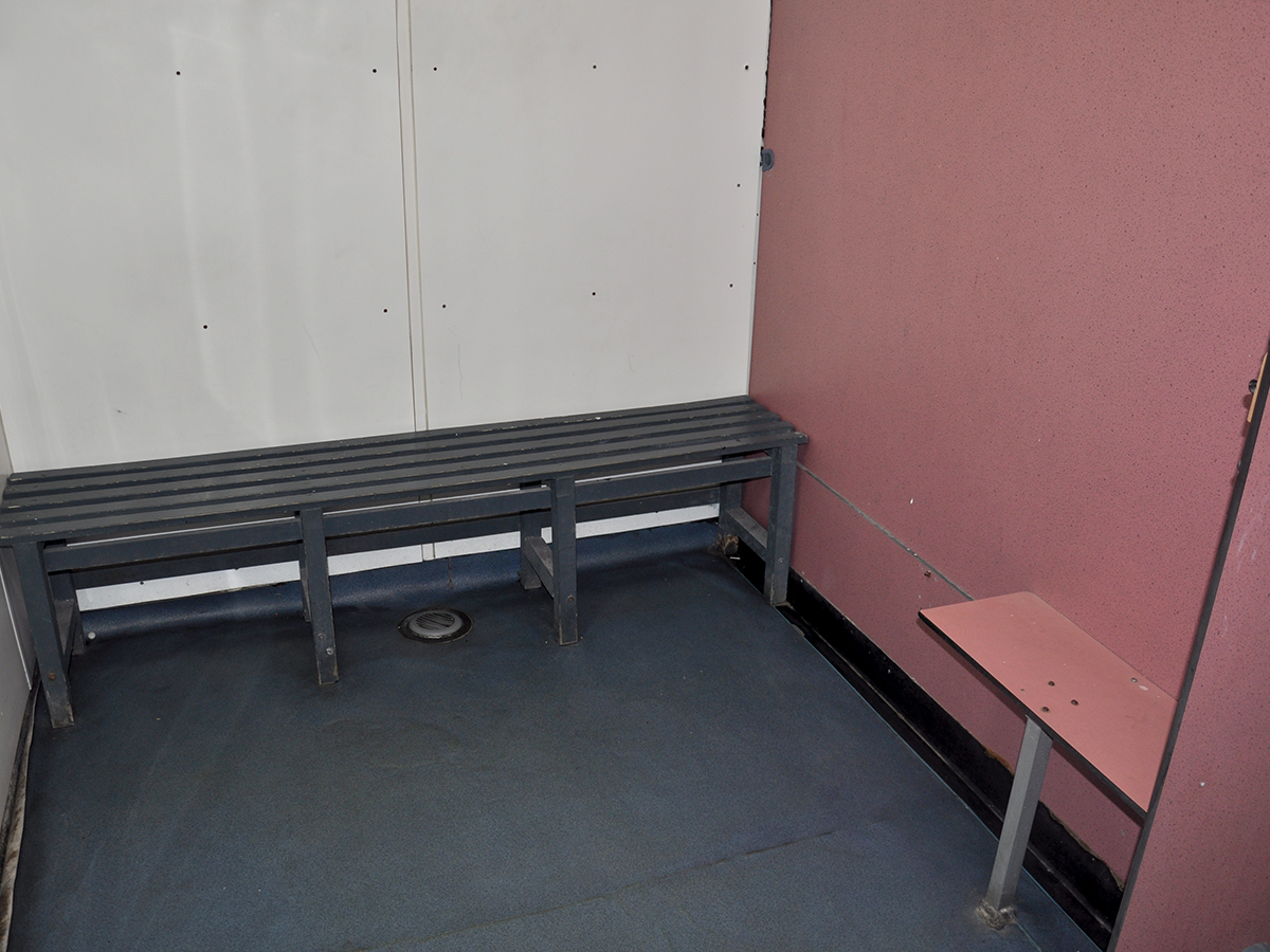 bench seating before