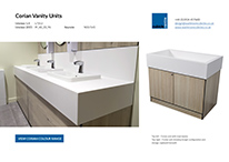 Corian Vanity Units Cover