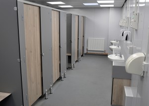 Shower and toilet cubicles by Cubicle Centre