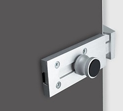 Pendle Toilet Cubicles Stone Grey Door with latch